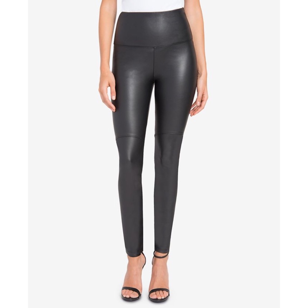 Lysse Faux Leather Leggings - Slate - Small